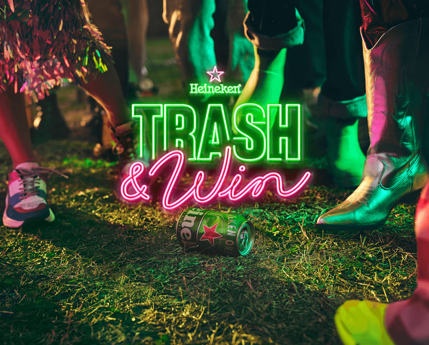 Heineken Trash&Win sustainability recycling Valentino Borghesi Creative & Design Director LePub