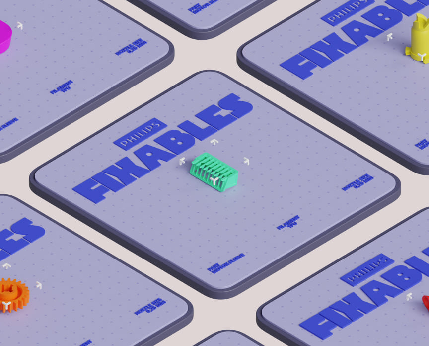 Valentino Borghesi, Creative Director, Art Director, Design, LePub, Philips, 3D printing, Fixables, Fixing, circular economy.